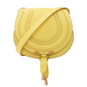 Chloe Small Marcie Leather Saddle Bag